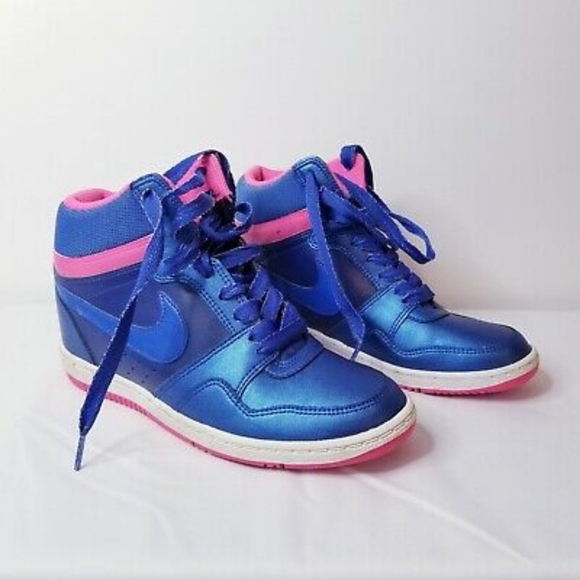 Nike Force Dunk Sky Hi Hidden Wedges US 8.5 Sneakers - Picture 1 of 5